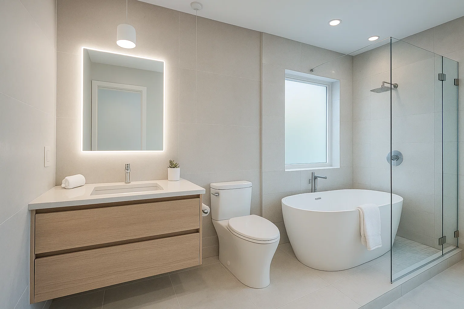 After Bathroom Remodeling